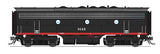 Broadway Limited 6695 HO EMD F7B Southern Pacific SP 8144 Black Widow booster diesel locomotive
