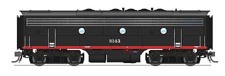 Broadway Limited 6695 HO EMD F7B Southern Pacific SP 8144 Black Widow booster diesel locomotive