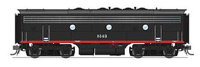 Broadway Limited 6695 HO EMD F7B Southern Pacific SP 8144 Black Widow booster diesel locomotive