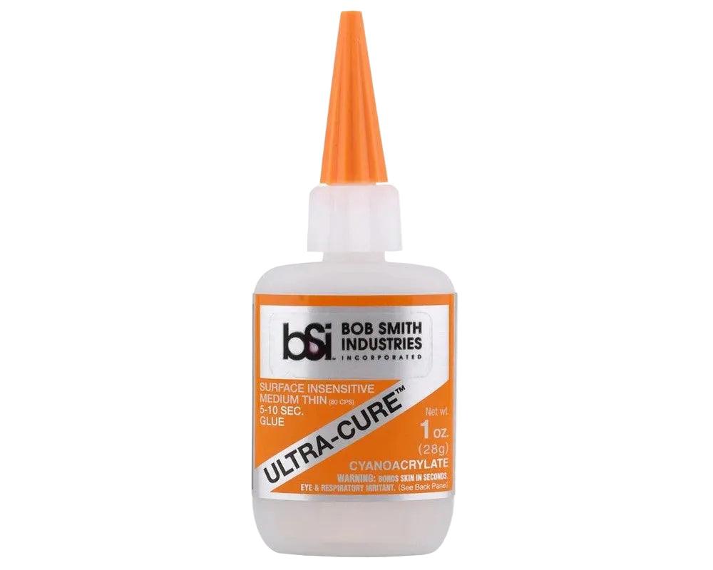 ULTRA-CURE Tire Glue Medium Thin Surface Super Glue 1-oz Bob Smith Ind