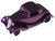 Model car in glossy candy violet enamel paint 1 oz, showcasing a vintage design with a sleek body