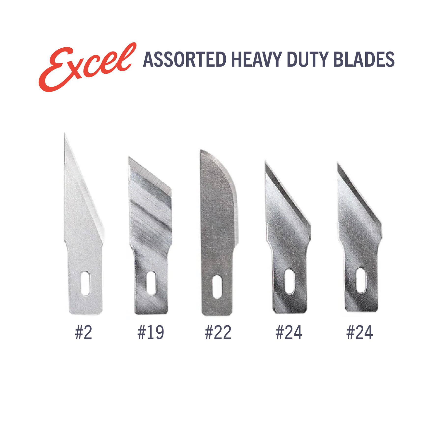 Basic Craft Knife Set - K1 & K2 Handles with 10 assorted blades