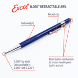 Retractable Weeding Pen with Replaceable Tip