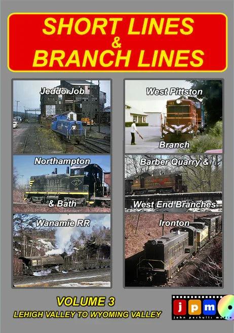 Short Lines and Branch Lines Volume 3: Lehigh Valley to Wyoming Valley (DVD-Video) - Arizona Hobbies LLC