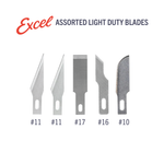 Basic Craft Knife Set - K1 & K2 Handles with 10 assorted blades