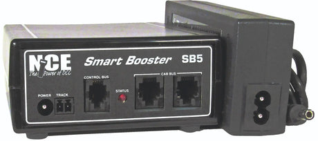 NCE 524-037 SB5 UK 5-amp Smart Booster with International Power Supply and UK Power Cord - Arizona Hobbies