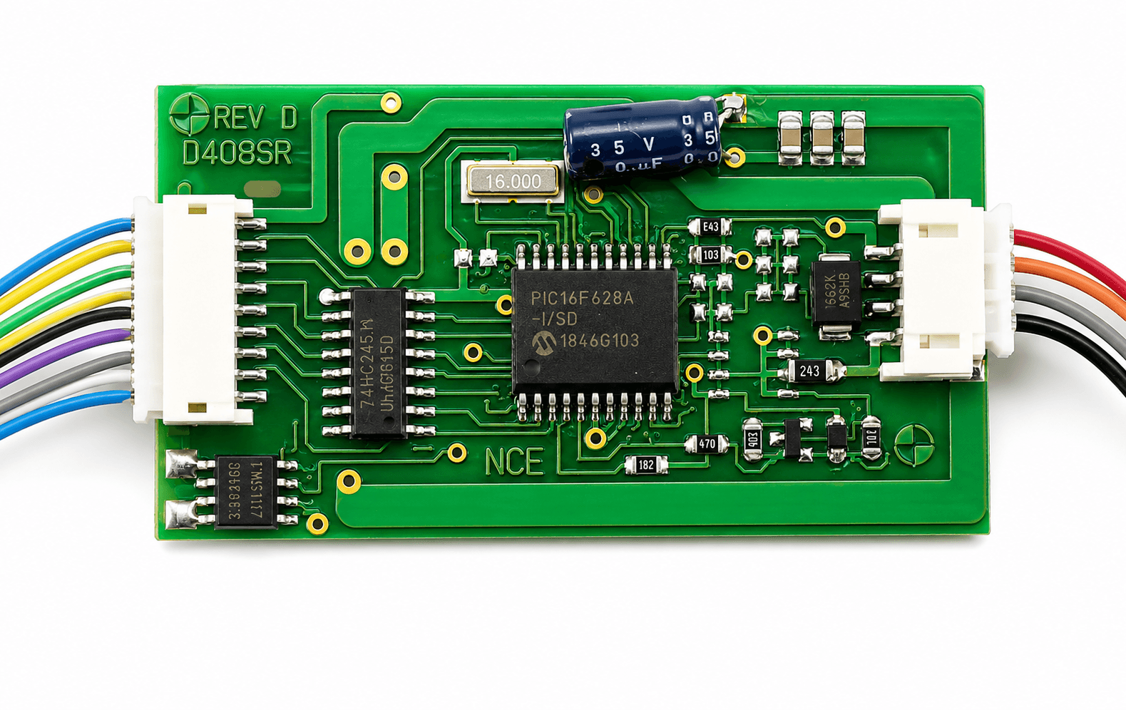 NCE 524-111 D408SR Silent Running Decoder – HO Scale DCC Upgrade
