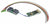 NCE DCC D13NHJ 1.3 Amp, 4 function, 9 Pin Plug w/Small No Halt Module Installed