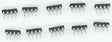 NCE 524-211 NCE DCC NMRA 8 Pin Plug (Pack of 10) (Disc.) - Arizona Hobbies