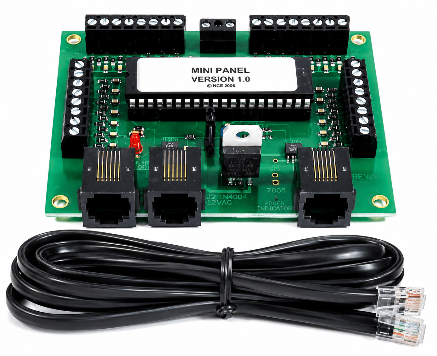 NCE 524-230 Mini Panel – DCC Accessory Interface Board