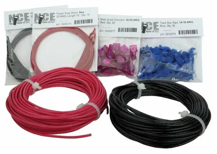 NCE 524-268 LWK50 Layout Wiring Kit with 50 Foot DCC power bus - Arizona Hobbies