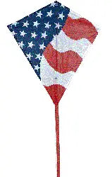 Patriotic Diamond Nylon Kite 30 in. - Arizona Hobbies LLC