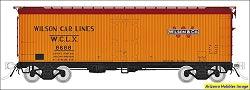 HO GARX 37' Meat Reefer: Wilson Car Lines (Car #9244) - Arizona Hobbies LLC