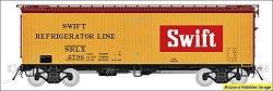 HO GARX 37' Meat Reefer: Swift Refrigerator 1940s - Arizona Hobbies LLC