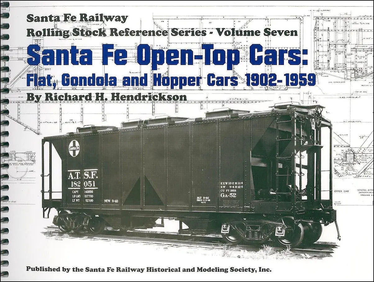 Santa Fe Open-Top Cars: Flat, Gondola and Hopper Cars 1902-1959 - Arizona Hobbies LLC