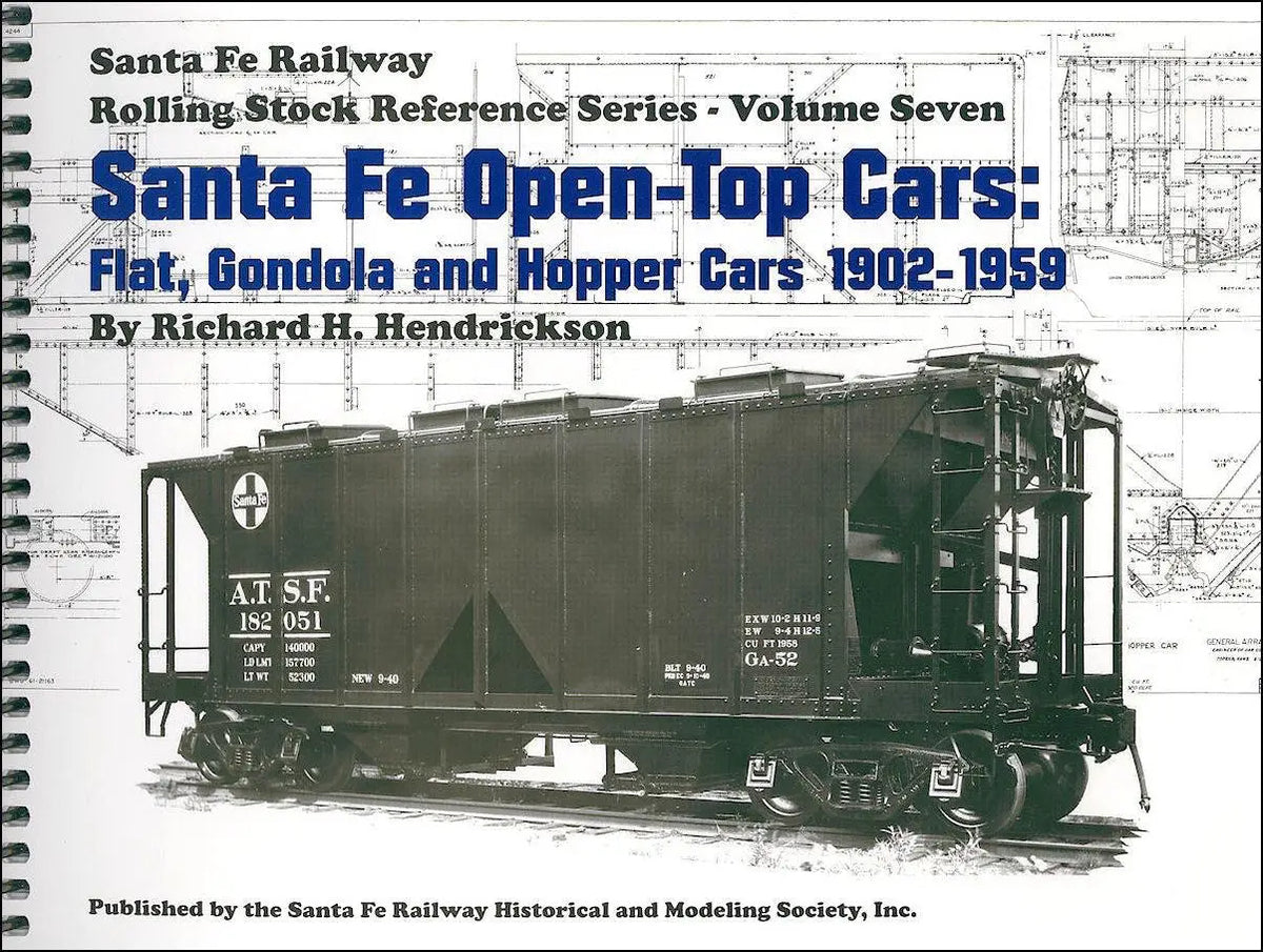 Santa Fe Open-Top Cars: Flat, Gondola and Hopper Cars 1902-1959 - Arizona Hobbies LLC