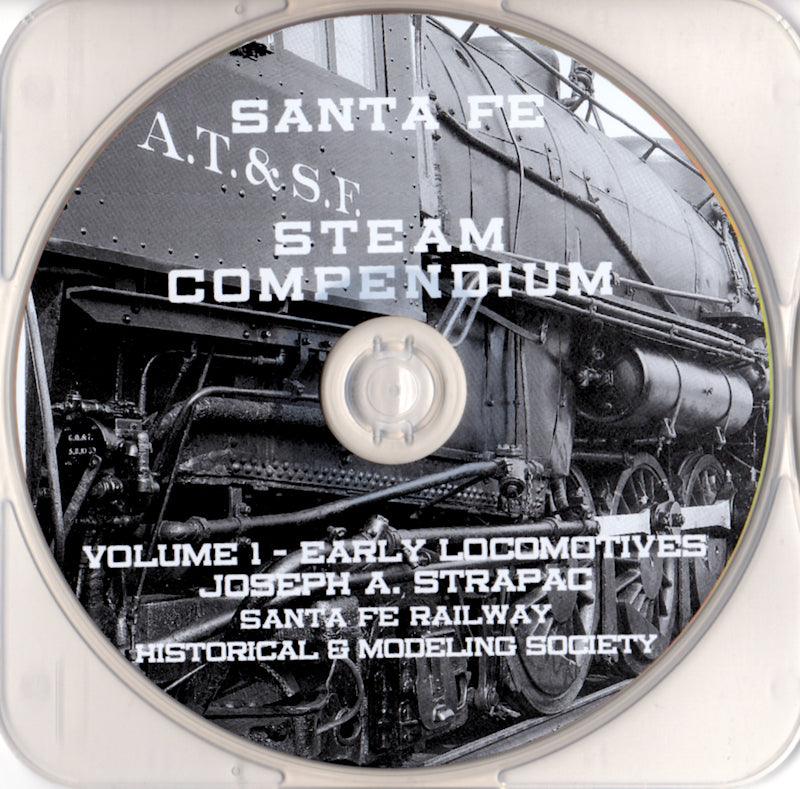 Santa Fe Steam Locomotive Compendium Volume 1 Early Locomotives (on CD-ROM) - Arizona Hobbies LLC