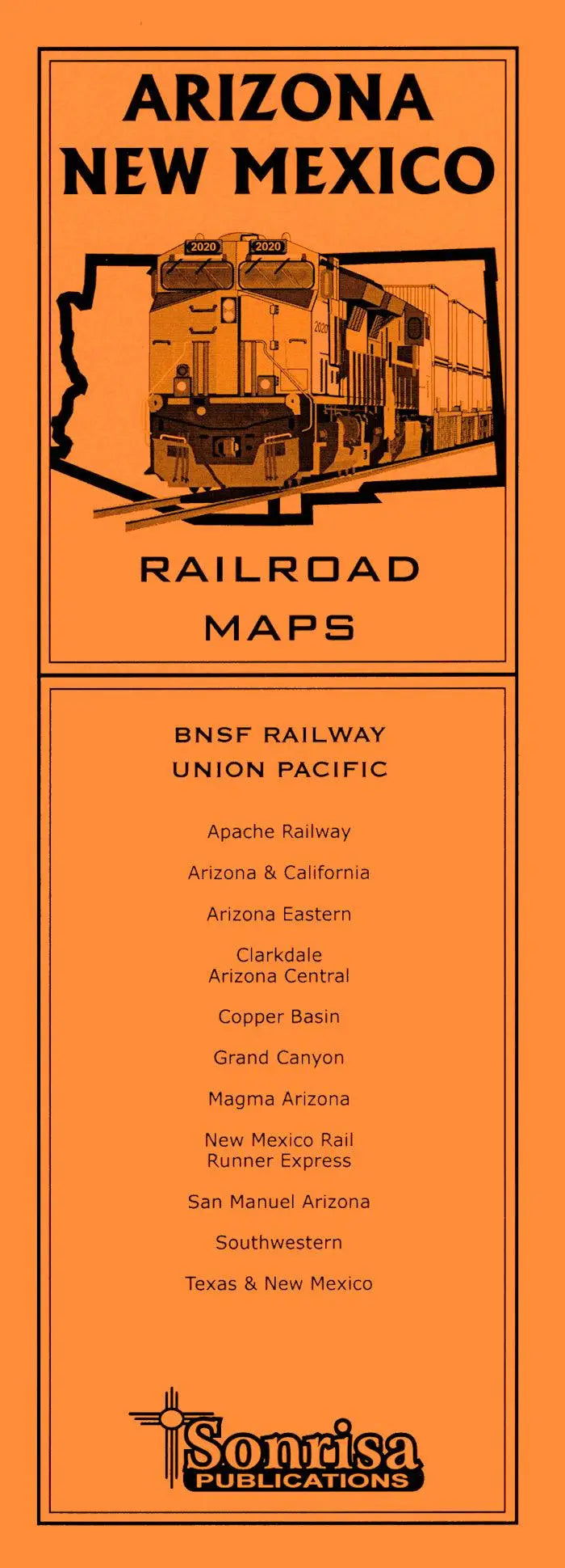 ARIZONA-NEW MEXICO Railroad Maps - Arizona Hobbies LLC
