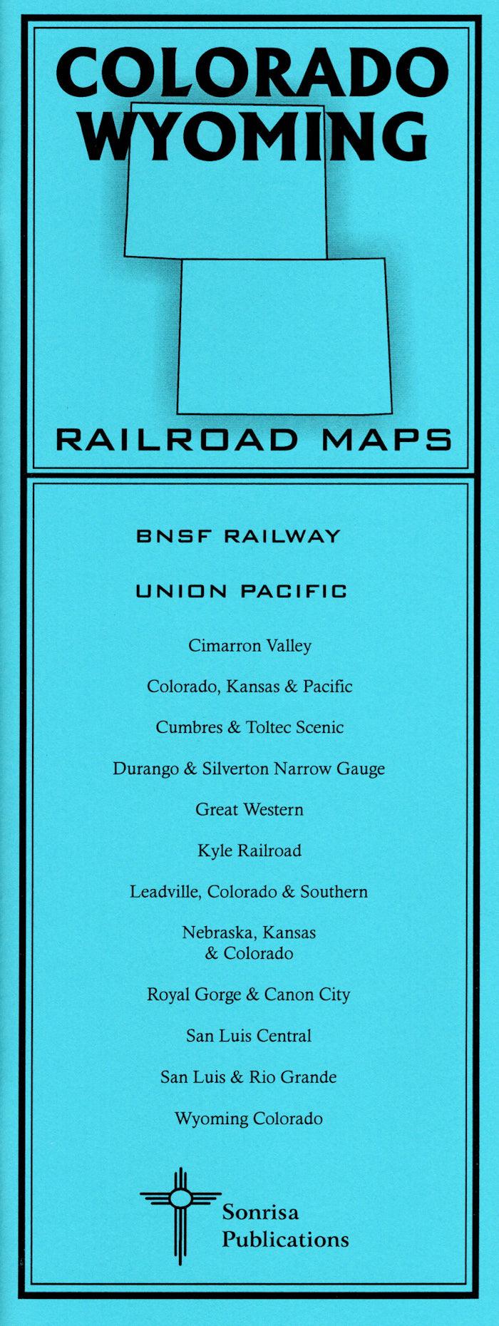 COLORADO-WYOMING Railroad Maps - Arizona Hobbies LLC