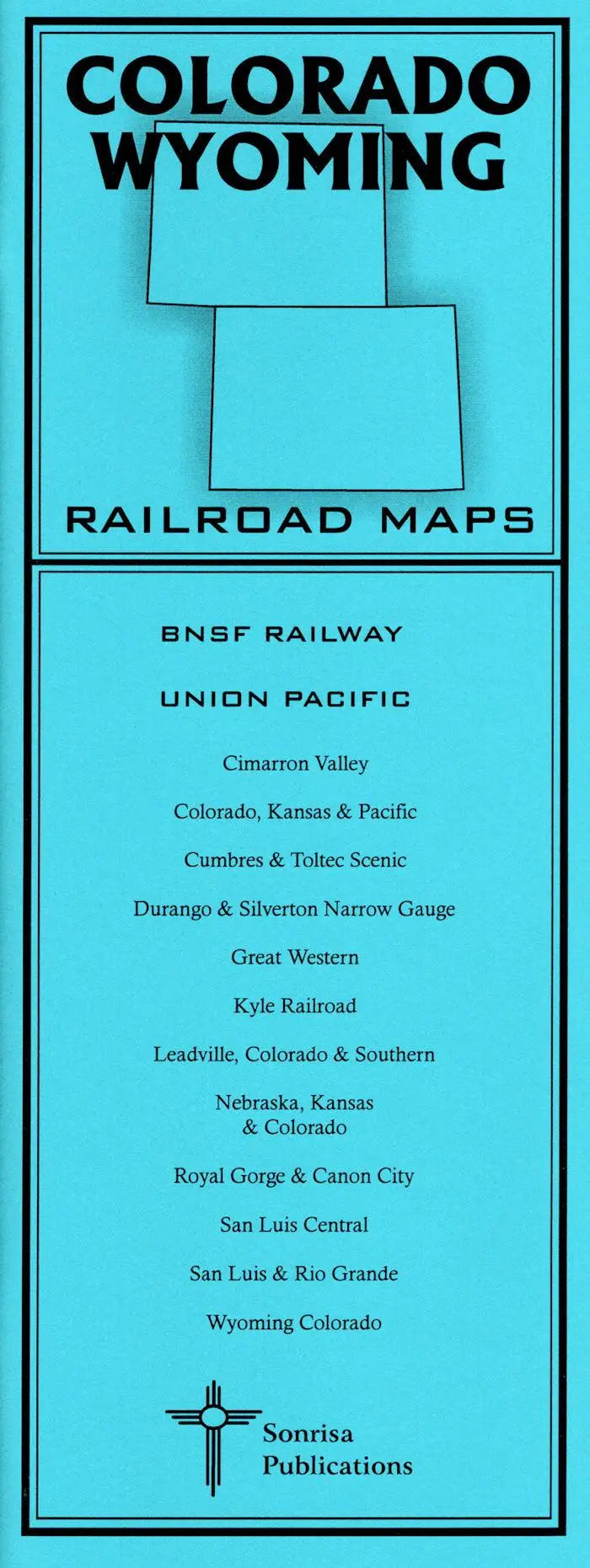 COLORADO-WYOMING Railroad Maps - Arizona Hobbies LLC