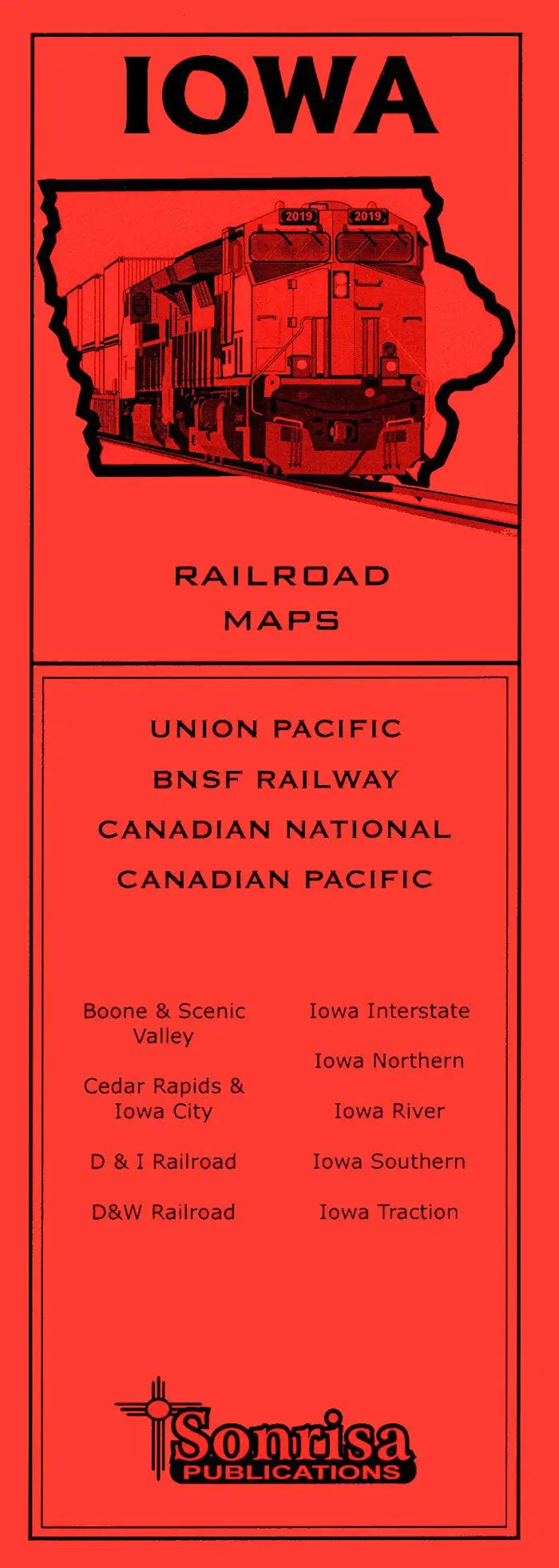 IOWA Railroad Maps - Arizona Hobbies LLC