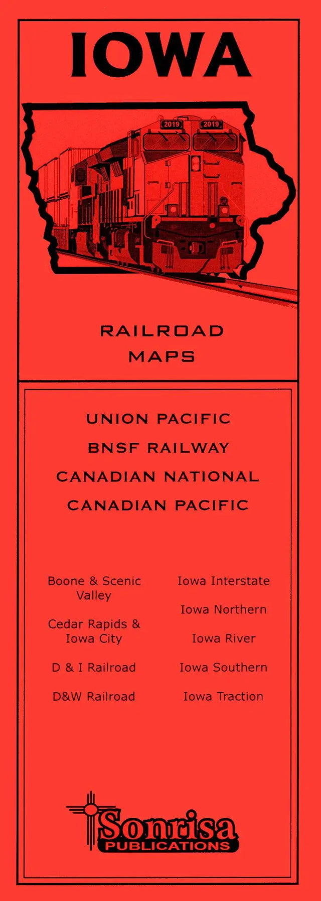 IOWA Railroad Maps - Arizona Hobbies LLC
