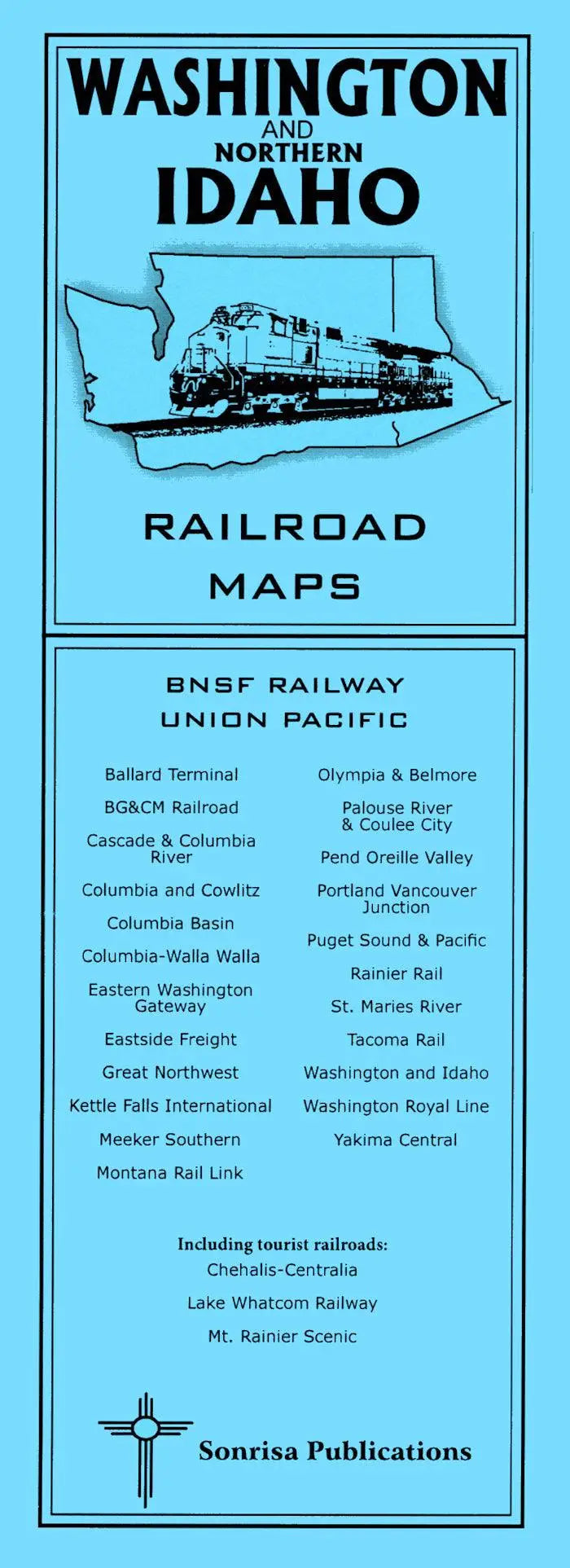 WASHINGTON and Northern IDAHO Railroad Maps - Arizona Hobbies LLC