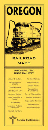 OREGON Railroad Maps - Arizona Hobbies LLC
