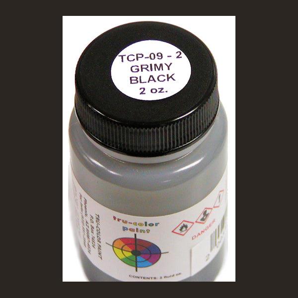 GRIMY BLACK 2 oz bottle (Airbrush-ready) Tru-Color Paint SPECIAL ORDER ONLY - Arizona Hobbies LLC