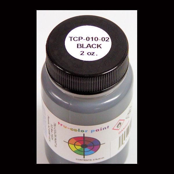 BLACK 2 oz bottle (Airbrush-ready) Tru-Color Paint - Arizona Hobbies LLC