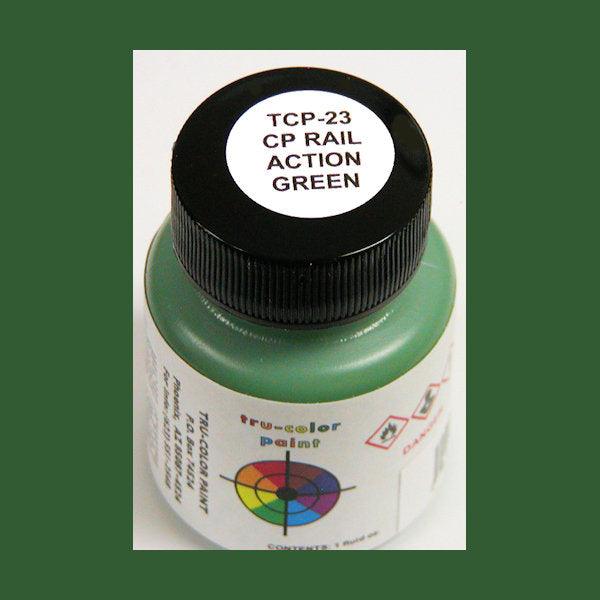Canadian Pacific ACTION GREEN 1 oz bottle (Airbrush-ready) Tru-Color Paint - Arizona Hobbies LLC