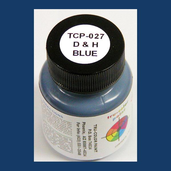 Delaware & Hudson BLUE 1 oz bottle (Airbrush-ready) Tru-Color Paint - Arizona Hobbies LLC