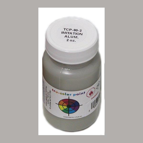 IMITATION ALUMINUM 2 oz bottle (Airbrush-ready) Tru-Color Paint SPECIAL ORDER ONLY - Arizona Hobbies LLC