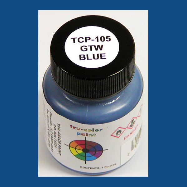 Grand Trunk Western BLUE 1 oz bottle (Airbrush-ready) Tru-Color Paint - Arizona Hobbies LLC