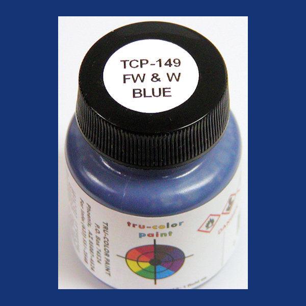 Fort Worth & Western BLUE 1 oz bottle (Airbrush-ready) Tru-Color Paint - Arizona Hobbies LLC