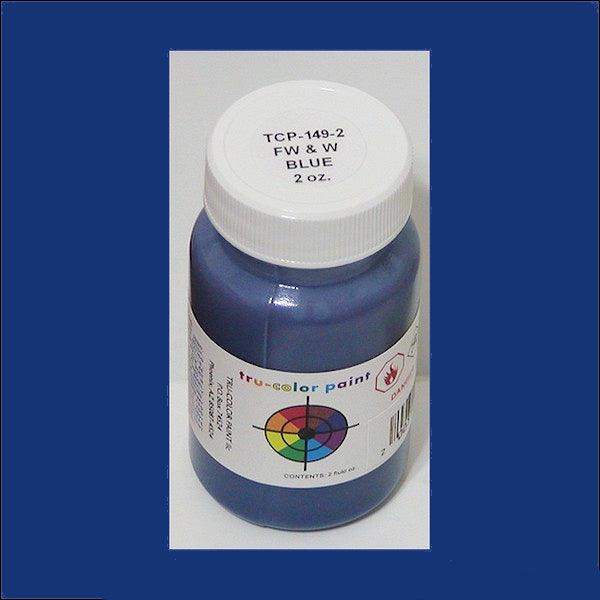 Fort Worth & Western BLUE 2 oz bottle (Airbrush-ready) Tru-Color Paint SPECIAL ORDER ONLY - Arizona Hobbies LLC