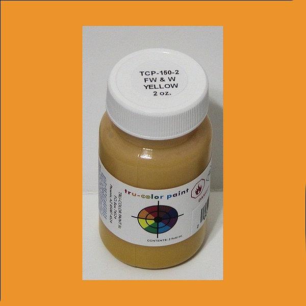 Fort Worth & Western YELLOW 2 oz bottle (Airbrush-ready) Tru-Color Paint SPECIAL ORDER ONLY - Arizona Hobbies LLC