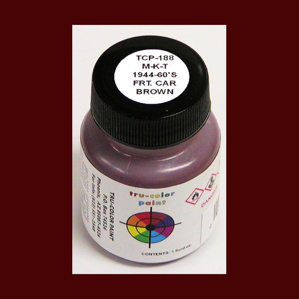 Missouri-Kansas-Texas FREIGHT CAR BROWN 1944-1960s 1 oz bottle (Airbrush-ready) Tru-Color Paint SPECIAL ORDER ONLY - Arizona Hobbies LLC