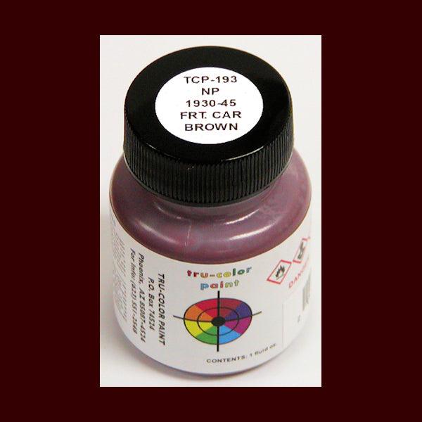 Northern Pacific FREIGHT CAR BROWN 1930-1945 1 oz bottle (Airbrush-ready) Tru-Color Paint SPECIAL ORDER ONLY - Arizona Hobbies LLC