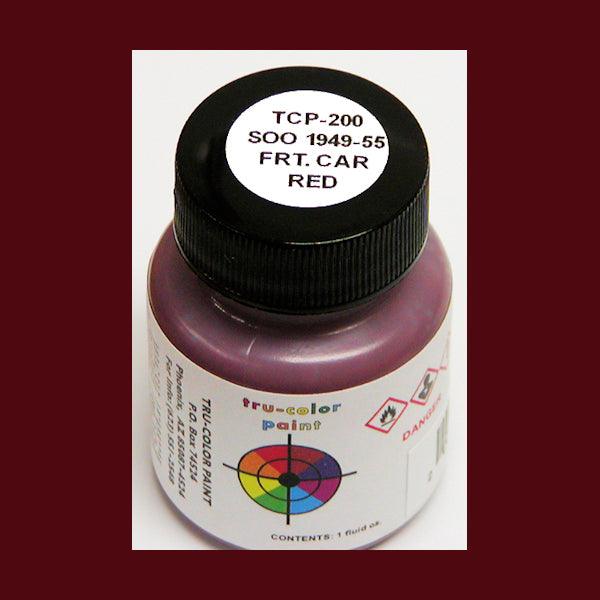 Soo Line FREIGHT CAR RED 1949-1955 1 oz bottle (Airbrush-ready) Tru-Color Paint SPECIAL ORDER ONLY - Arizona Hobbies LLC