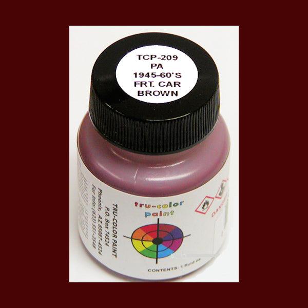 Pennsylvania Railroad FREIGHT CAR BROWN 1945-1960s 1 oz bottle (Airbrush-ready) Tru-Color Paint - Arizona Hobbies LLC