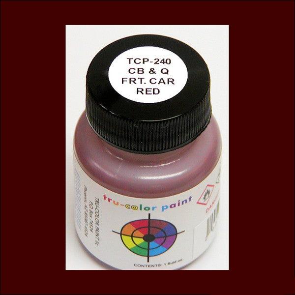 Burlington Route FREIGHT CAR RED 1945-1970s 1 oz bottle (Airbrush-ready) Tru-Color Paint SPECIAL ORDER ONLY - Arizona Hobbies LLC