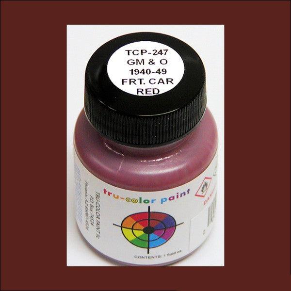 Gulf Mobile & Ohio FREIGHT CAR RED 1940-1949 1 oz bottle (Airbrush-ready) Tru-Color Paint SPECIAL ORDER ONLY - Arizona Hobbies LLC