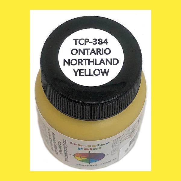 Ontario Northland YELLOW 1 oz bottle (Airbrush-ready) Tru-Color Paint - Arizona Hobbies LLC