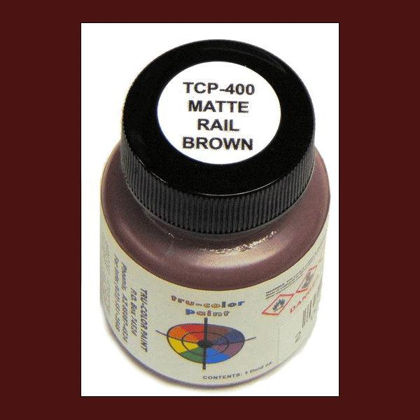 Matte RAIL BROWN 1 oz bottle (Airbrush-ready) Tru-Color Paint - Arizona Hobbies LLC