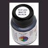 Matte BLACK 1 oz. bottle (Airbrush-ready) TCP-433-1