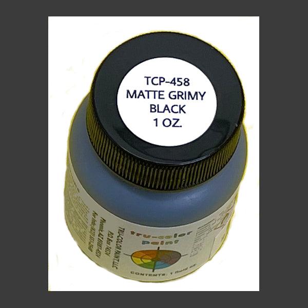 Matte GRIMY BLACK 1 oz bottle (Airbrush-ready) Tru-Color Paint - Arizona Hobbies LLC