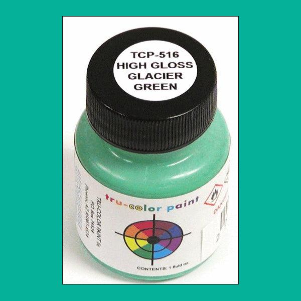 High-gloss GLACIER GREEN 1 oz bottle (Airbrush-ready) Tru-Color Paint - Arizona Hobbies LLC