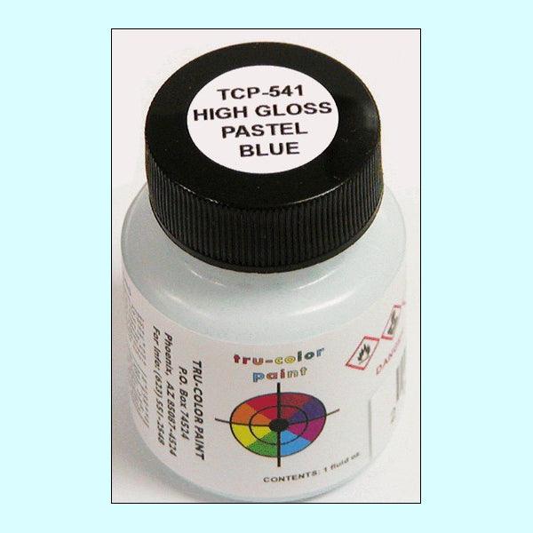 High-gloss PASTEL BLUE 1 oz bottle (Airbrush-ready) Tru-Color Paint - Arizona Hobbies LLC