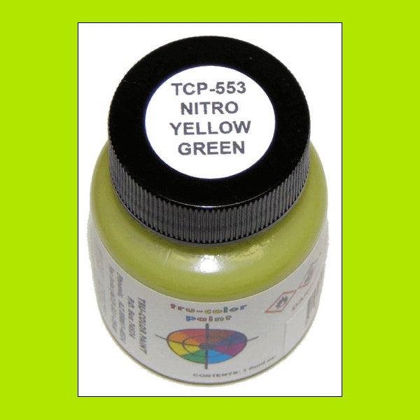 High-gloss NITRO YELLOW-GREEN 1 oz bottle (Airbrush-ready) Tru-Color Paint - Arizona Hobbies LLC